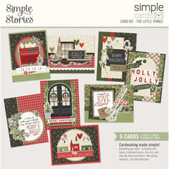 The Holiday Life - Simple Stories - Simple Cards - Card Kit - The Little Things