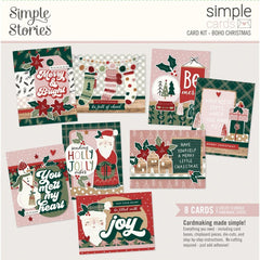 Boho Christmas - Simple Stories - Simple Cards - Card Kit