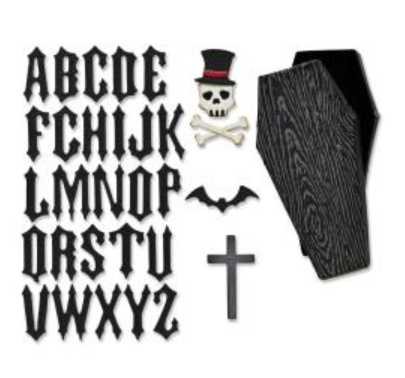 Sizzix - Thinlits Dies By Tim Holtz - Vault Coffin Box  34/Pkg (9715)
