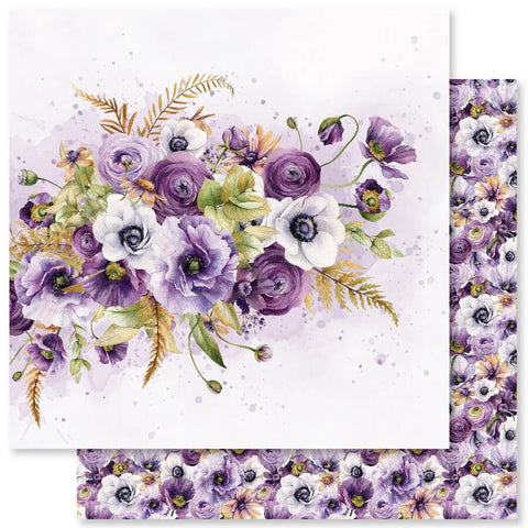 Dear Isabella - Paper Rose - 12"x12" Patterned Paper - Paper D