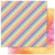 Rainbow Twirl - Paper Rose - Double-sided 12"x12" Patterned Paper - Paper D