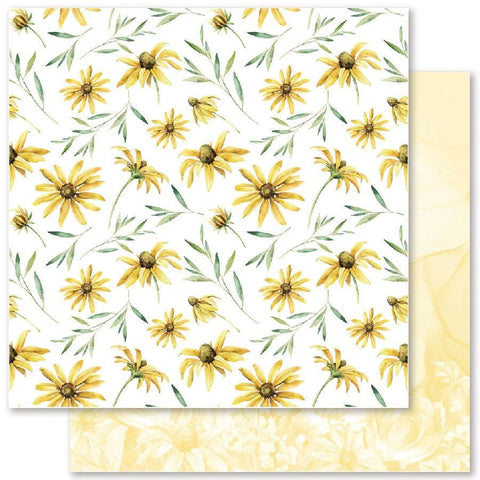 Garden of Hope - Paper Rose - 12"x12" Patterned Paper - Paper D