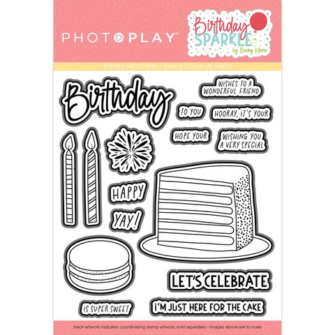 Birthday Sparkle - PhotoPlay - Etched Die