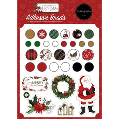 A Wonderful Christmas  - Carta Bella - Decorative Brads