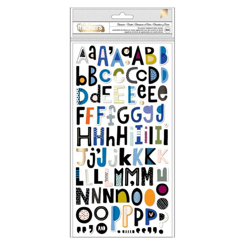 Discover + Create - Vicki Boutin - Thickers Stickers 184/Pkg - Discover + Create Alpha (5900)