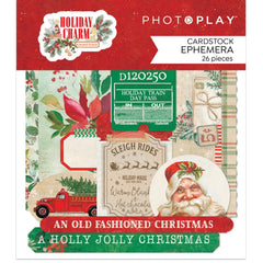 Holiday Charm - PhotoPlay - Ephemera Cardstock Die-Cuts