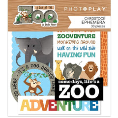 A Day At The Zoo - PhotoPlay - Ephemera Cardstock Die-Cuts