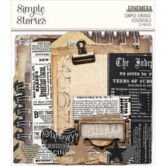 Simple Vintage Essentials - Simple Stories - Ephemera 22/Pkg (3034)