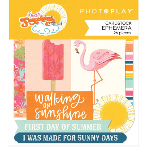 Sweet Sunshine - PhotoPlay - Ephemera Cardstock Die-Cuts