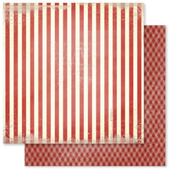 Christmas Time Basics - Paper Rose - Double-sided 12"x12" Patterned Paper - Paper E