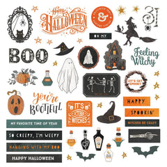 Trick Or Treat - PhotoPlay - Cardstock Stickers 12"X12" - Elements