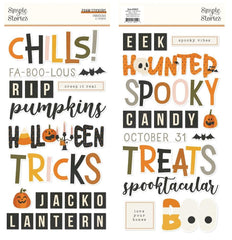 FaBOOlous - Simple Stories - Foam Stickers 41/Pkg