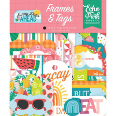 Sunny Days Ahead - Echo Park - Cardstock Ephemera - Frames & Tags