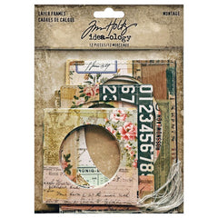 Tim Holtz  - Idea-ology - Layer Frames Montage (12/pkg) (3726)