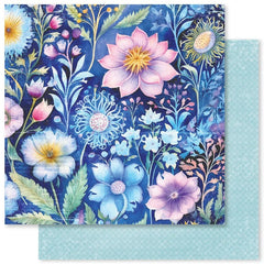 Botanical Blooms - Paper Rose - 12"x12" Patterned Paper - Paper F