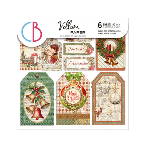 The Nutcracker - Ciao Bella - 6"x6" Fussy Cut Vellum Paper Pack (8153)