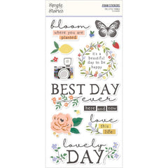 The Little Things - Simple Stories - Foam Stickers 25/Pkg