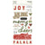 The Holiday Life - Simple Stories - Foam Stickers 50/Pkg