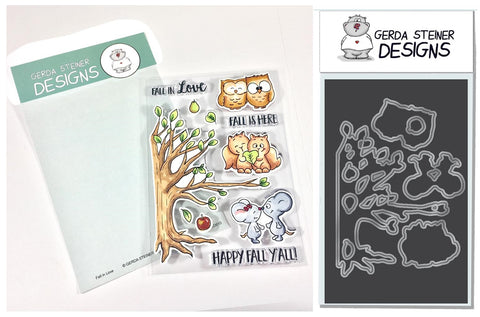 Fall in Love  - Gerda Steiner - Stamp/Die Set