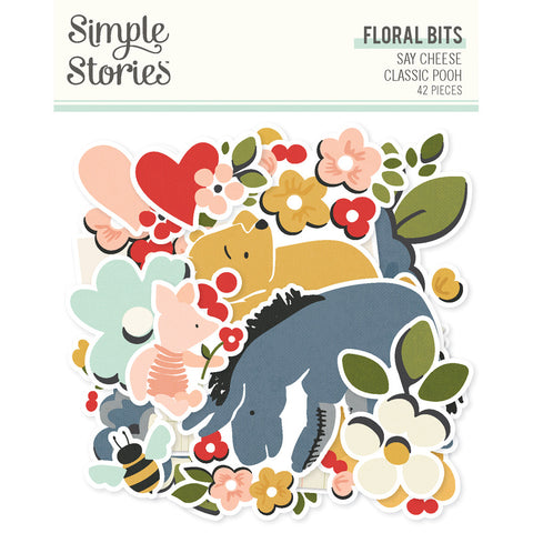 Say Cheese Classic Pooh - Simple Stories - Bits & Pieces - Floral