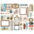 Cowboys - Carta Bella - Cardstock Ephemera 33/Pkg - Frames & Tags