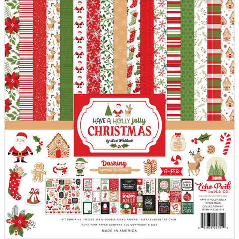 Have A Holly Jolly Christmas - Echo Park - Collection Kit 12"X12"