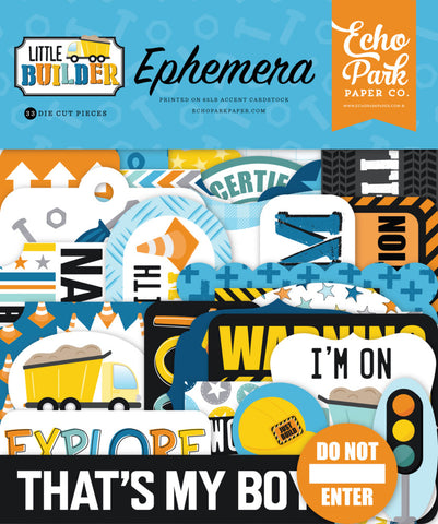 Little Builder - Echo Park - Ephemera - Icons