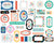 Hip Hip Hooray - Echo Park - Ephemera - Icons