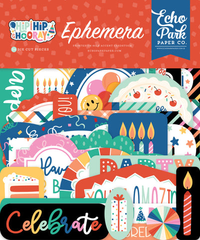 Hip Hip Hooray - Echo Park - Ephemera - Icons