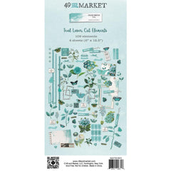 Color Swatch: Teal  - 49 & Market - Laser Cut Outs (6313)