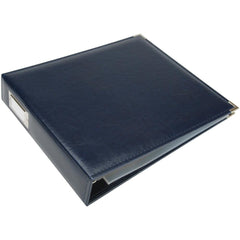 We R Memory Keepers - We R Classic Leather D-Ring Album 12"X12" - Navy (9186)