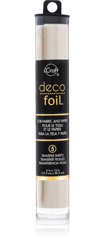 Deco Foil - Transfer Sheets 6"X12" 5/Pkg - Opal (0152)