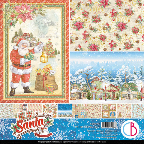 Dear Santa - Ciao Bella - 12X12 Paper Pad - Patterns