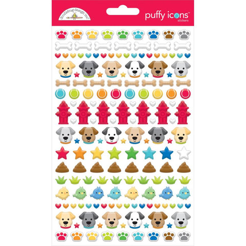 Doggone Cute - Doodlebug - Puffy Stickers