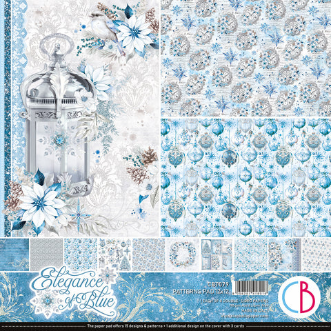 Elegance of Blue - Ciao Bella - 12"x12" Paper Pad - Patterns (8016)