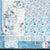 Elegance of Blue - Ciao Bella - 12"x12" Paper Pad - Patterns (8016)