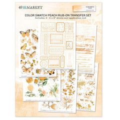 Color Swatch: Peach - 49 & Market - Rub-Ons 6"x8" 6/Pkg (4883)