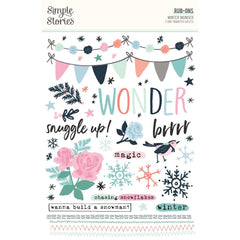 Winter Wonder - Simple Stories - Rub-Ons