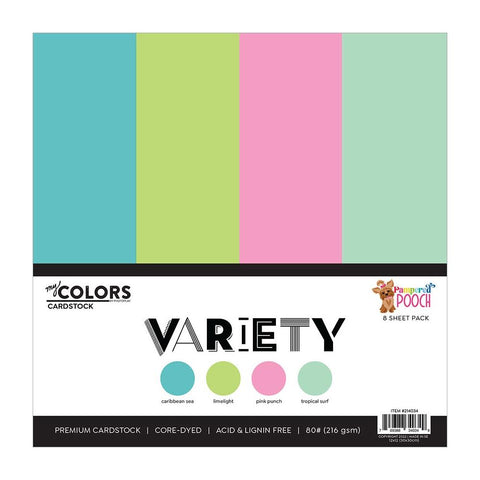 Pampered Pooch - PhotoPlay - Cardstock Variety Pack 8/Pkg - Solids+