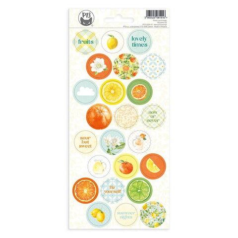 Fresh Lemonade - P13 - 4"x9" Cardstock Stickers -  #03 (1916)