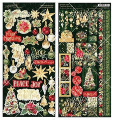 Merry & Bright - Graphic 45 - Sticker Set (6489)