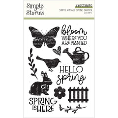 Simple Vintage Spring Garden - Simple Stories - Photopolymer Clear Stamps