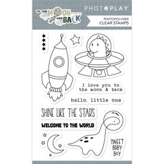 To The Moon And Back - PhotoPlay - Photopolymer Clear Stamps