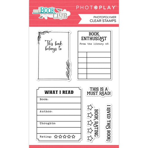Book Club - PhotoPlay -  Photopolymer Clear Stamps