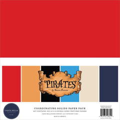 Pirates - Carta Bella - Double-Sided Cardstock 12"X12" 6/Pkg - Solids