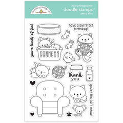 Pretty Kitty - Doodlebug - Clear Doodle Stamps