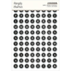 Simple Vintage Essentials - Simple Stories - Sticker Book 12/Sheets (3041)