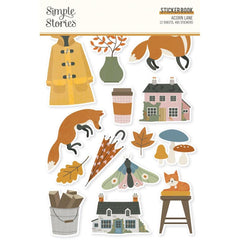 Acorn Lane - Simple Stories - Sticker Book 12/Sheets