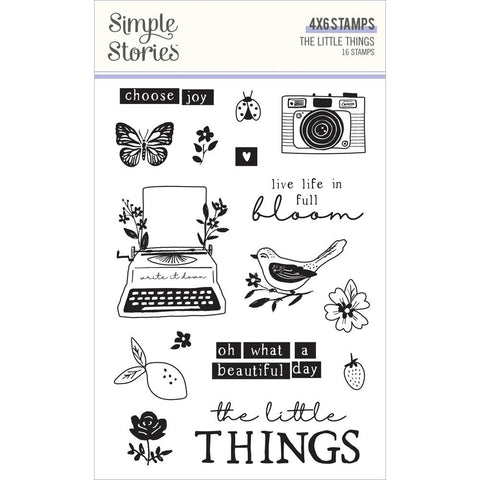 The Little Things - Simple Stories - Photopolymer Clear Stamps