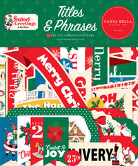 Season's Greetings - Carta Bella - Ephemera 32/pkg - Titles & Phrases